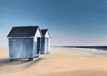 「sea-sur la plage07」というタイトルの絵画 Francesco Antoniettiによって, オリジナルのアートワーク, オイル