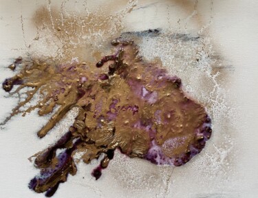 Peinture intitulée "Myrtilles" par Laurence Thomas-Thiebau, Œuvre d'art originale, Acrylique Monté sur Châssis en bois
