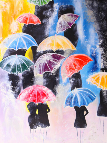 Printmaking titled "Rainy day Painting" by Tetiana Surshko (SurshkoArt), Original Artwork, Digital Print