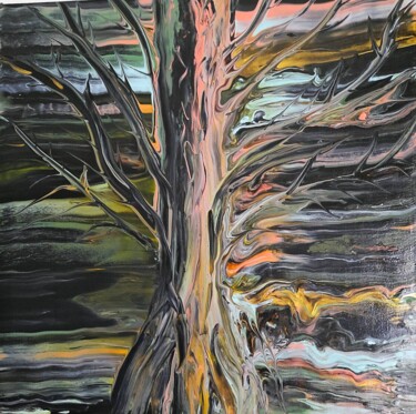 Painting titled "Eternity" by Petra Kondov, Original Artwork, Acrylic