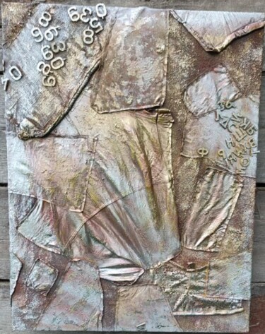 Schilderij getiteld "Pieces of life" door Marina Pivovar, Origineel Kunstwerk, Acryl