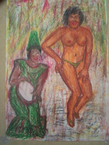 A SAMBISTA E O PANDEIRO Pintura intitulada "A SAMBISTA E O PAND…" por Romeo Zanchett, Obras de arte originais