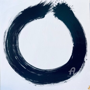 Schilderij getiteld "Void" door Marichka Shkuro, Origineel Kunstwerk, Hars
