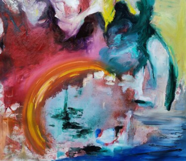 Painting titled "Wonder'ful" by Atignas Art, Original Artwork, Oil