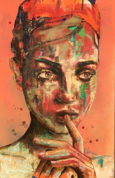 Peinture intitulée "SSSSHhhhhhuuuuttttt…" par Pascal Fairier, Œuvre d'art originale, Acrylique