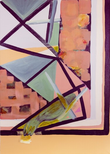 " Rio " Peinture intitulée "" Rio "" par Claudia De La Hoz, Œuvre d'art originale, Acrylique Monté sur Châssis en bois