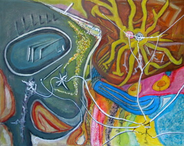 Peinture intitulée "PAISAJE SOLAR" par Juan Luis Gandulfo, Œuvre d'art originale, Acrylique Monté sur Châssis en bois