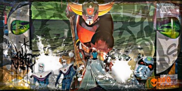 绘画 标题为“armée de véga attaq…” 由Dominique Kleiner, 原创艺术品, 数字油画