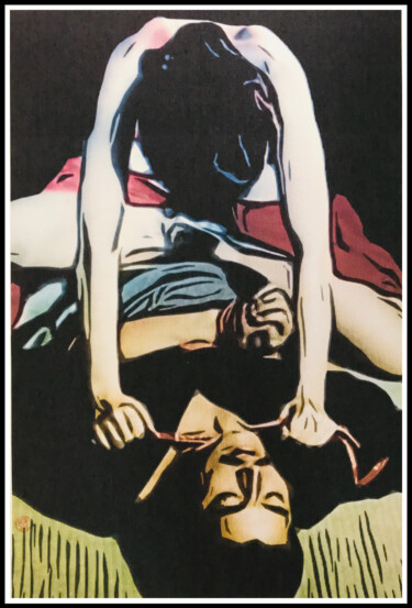 Printmaking titled "L'Empire De Sens: A…" by Wilf Tilley, Original Artwork, 2D Digital Work
