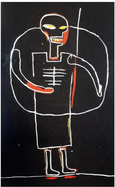 印花与版画 标题为“No Name Nro 4” 由Jean Michel Basquiat, 原创艺术品, 光刻技术
