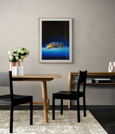 Tirage XL 60x90 Guêpe