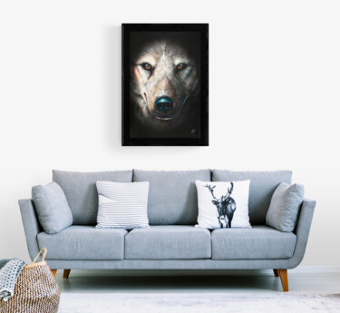 Tirage XL 60x90 Loup Instinct