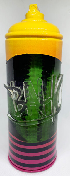 Sculpture titled "Retro Sunset" by Baho, Original Artwork, Resin