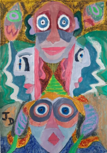 Calme et Tranquillité Painting titled "Calme et Tranquilli…" by Jacques Desvaux (JD), Original Artwork, Acrylic