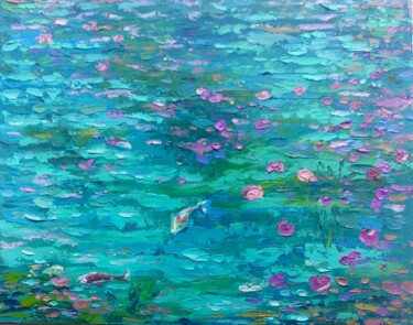 绘画 标题为“Magic Pond painting…” 由Alona Santhorieieva, 原创艺术品, 油