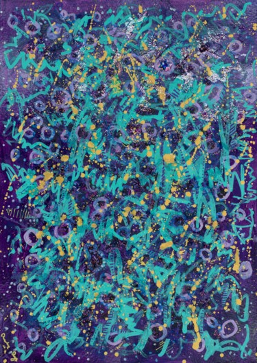 Peinture intitulée "Beyond Reality" par Pamela Rys, Œuvre d'art originale, Acrylique