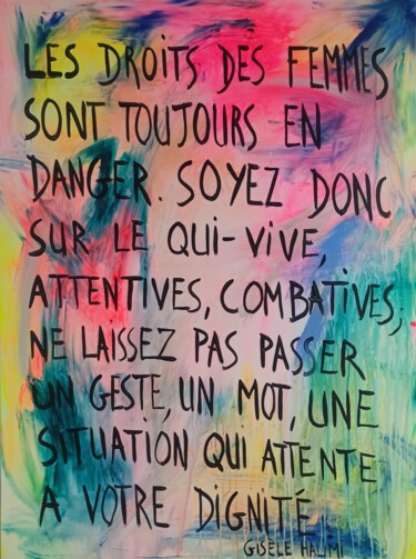 Peinture intitulée "The Raging hearts 3" par Delphine Dessein, Œuvre d'art originale, Acrylique