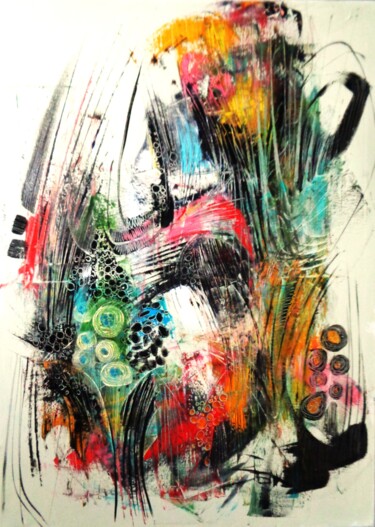 Pintura intitulada "ELEGANCE III" por Sonja Brzak, Obras de arte originais, Óleo