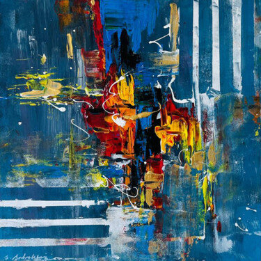 Schilderij getiteld "Vitality" door Sarah Saharkhiz, Origineel Kunstwerk, Acryl