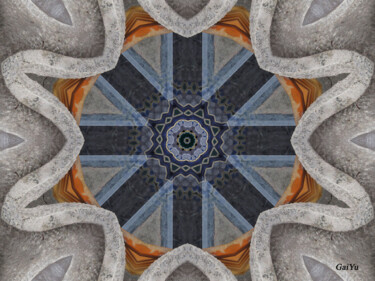 Painting titled "Abstract - K2" by Gai Yu, Original Artwork, 2D Digital Work