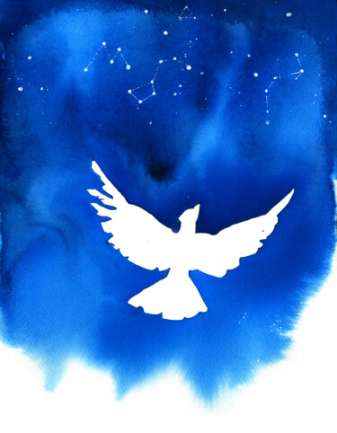 "To be alive" 제목이 ""To be alive""인 미술작품 Ksenia Selianko로, 원작, 수채화