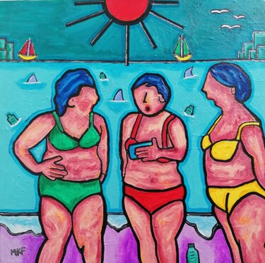 Peinture intitulée "New world" par Marc Felix, Œuvre d'art originale, Acrylique Monté sur Châssis en bois