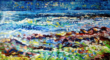 Peinture intitulée "Aria di Tempesta" par Puliafico, Œuvre d'art originale, Huile