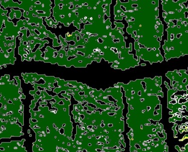 An Owl in the Forest at Night x4m4 摄影 标题为“An Owl in the Fores…” 由Ken Lerner, 原创艺术品, 数码摄影