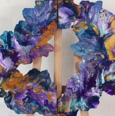 Peinture intitulée "Portal" par Melissa Schaller, Œuvre d'art originale, Acrylique