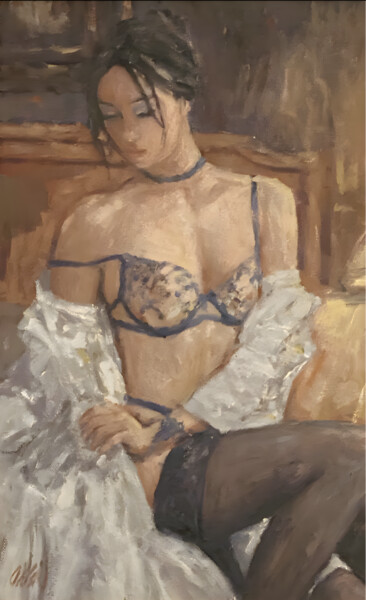 Time To Rest Painting titled "Time To Rest" by William Oxer, Original Artwork, Oil