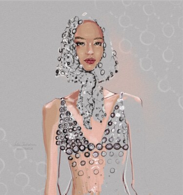 数字艺术 标题为“Paco Rabbane” 由Julia Shchedrova, 原创艺术品, 数字油画