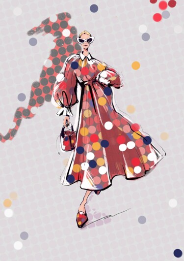 数字艺术 标题为“Blair Eadie in Kate…” 由Julia Shchedrova, 原创艺术品, 数字油画