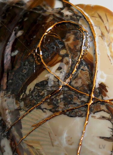 数字艺术 标题为“Abstract Porcelain…” 由Vincent Litoux, 原创艺术品, 照片蒙太奇
