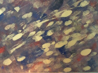 Peinture intitulée "Brise de lumière do…" par Anne Raimbert, Œuvre d'art originale, Acrylique Monté sur Châssis en bois