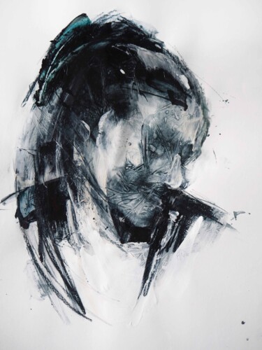 绘画 标题为“No title 33 (It´s j…” 由Cynthia Gregorova, 原创艺术品, 水彩