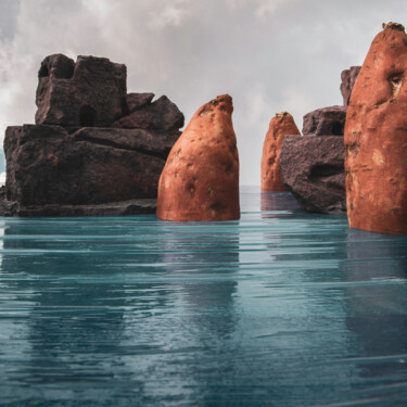 Yam islands 2 摄影 标题为“Yam islands 2” 由Gaspard De Gouges, 原创艺术品, 数码摄影