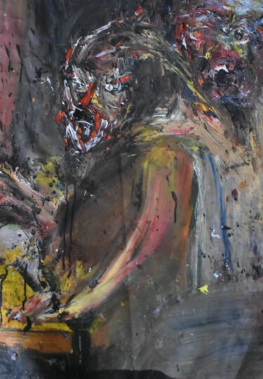 Painting titled "Gigoi" by Gritodetinta, Original Artwork, Oil