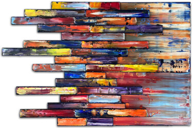Stacking Up 绘画 标题为“Stacking Up” 由Preston M. Smith (PMS), 原创艺术品, 油