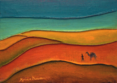 composition cloisonnée n°78 Painting titled "composition cloison…" by Monique Ducarton, Original Artwork, Acrylic Mounted on Wood Panel
