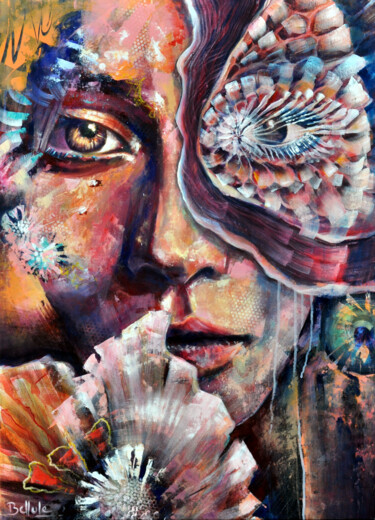 Morphosis Peinture intitulée "Morphosis" par Bellule' Art, Œuvre d'art originale, Acrylique Monté sur Châssis en bois