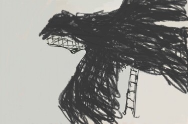 Dessin intitulée "Pas de titre" par Olga Richir, Œuvre d'art originale, Crayon