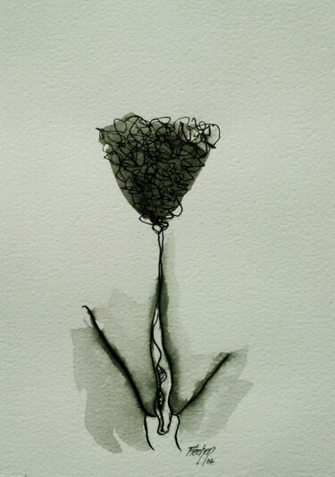 Maggy 2 Drawing titled "Maggy 2" by Stewart Fletcher, Original Artwork, Ink