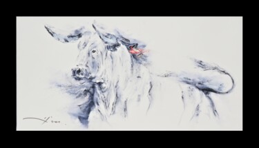 绘画 标题为“455_Toro” 由René Goxes, 原创艺术品, 油