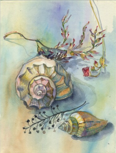 제목이 "“Memories From Shch…"인 미술작품 Anastasiia Moskvitina로, 원작, 수채화