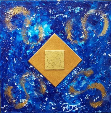 Peinture intitulée "Rêve d'Or" par Anne-Marie Boyer, Œuvre d'art originale