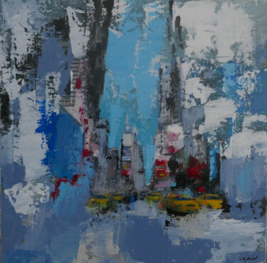Painting titled "New York _3" by Patrick Ceron, Original Artwork, Acrylic