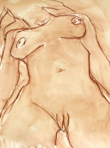 Anonyme V Drawing titled "Anonyme V" by Stewart Fletcher, Original Artwork, Pastel