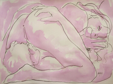soixante-neuf 제목이 "soixante-neuf"인 그림 Stewart Fletcher로, 원작, 잉크