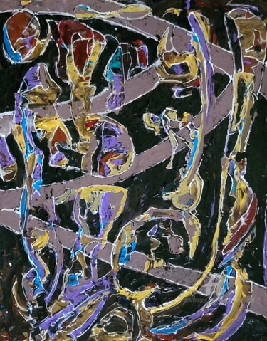 Painting titled "РоZZія (7,2022)" by Andrew Walaszek, Original Artwork, Acrylic