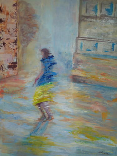 Peinture intitulée "Ma Pauline" par Monique Blanchet, Œuvre d'art originale, Huile
